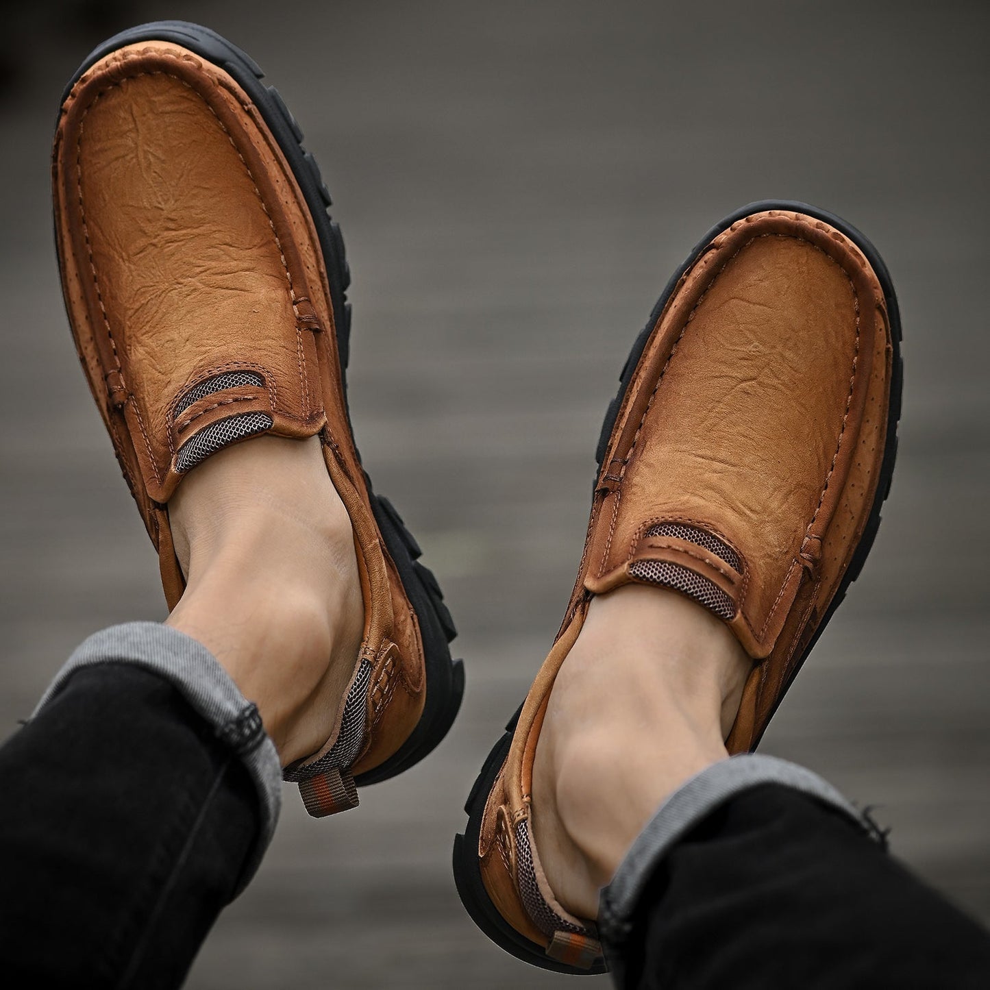 Gravix® - Genuine Leather Shoes with Orthopedic Support & Ultra-Comfort Sole