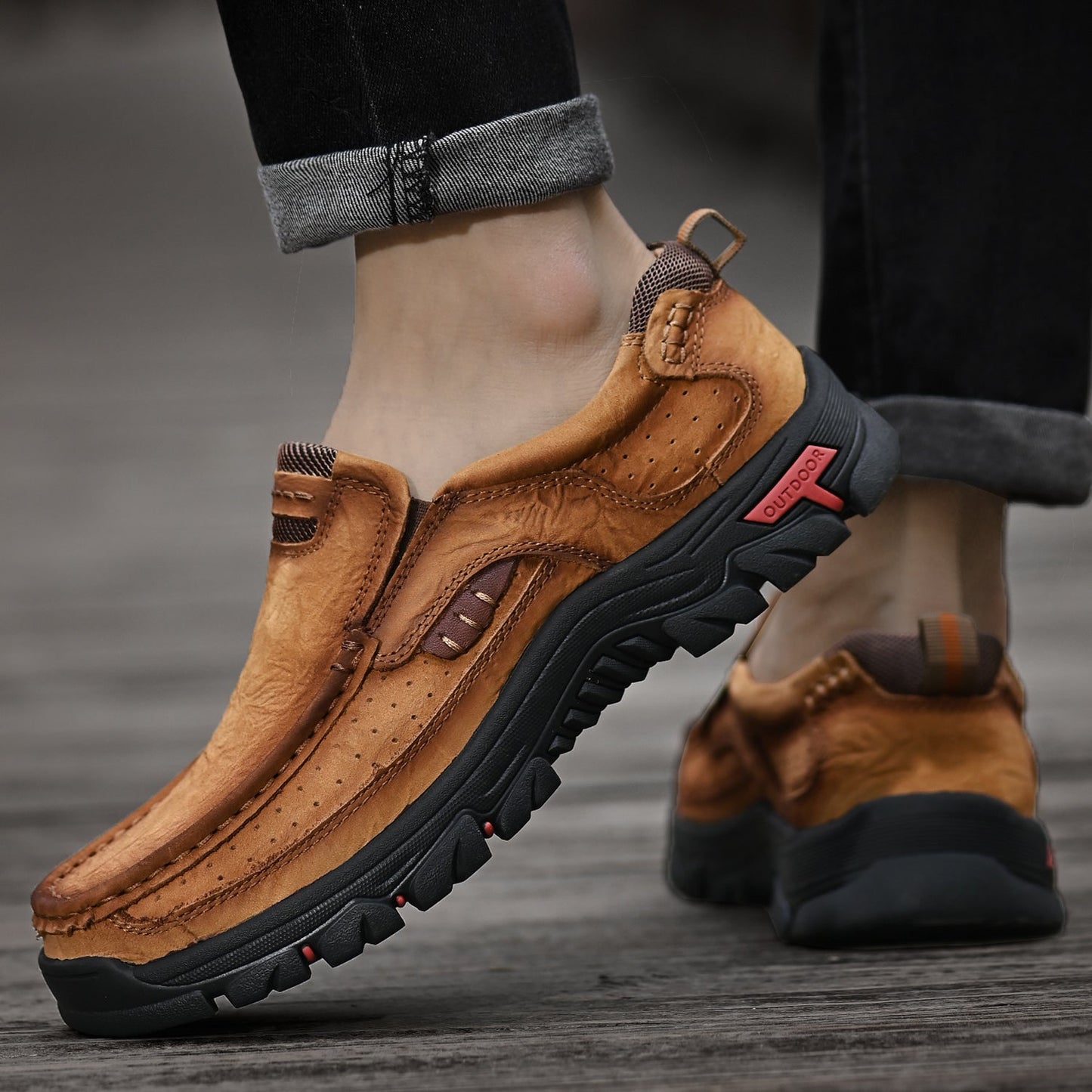 Gravix® - Genuine Leather Shoes with Orthopedic Support & Ultra-Comfort Sole