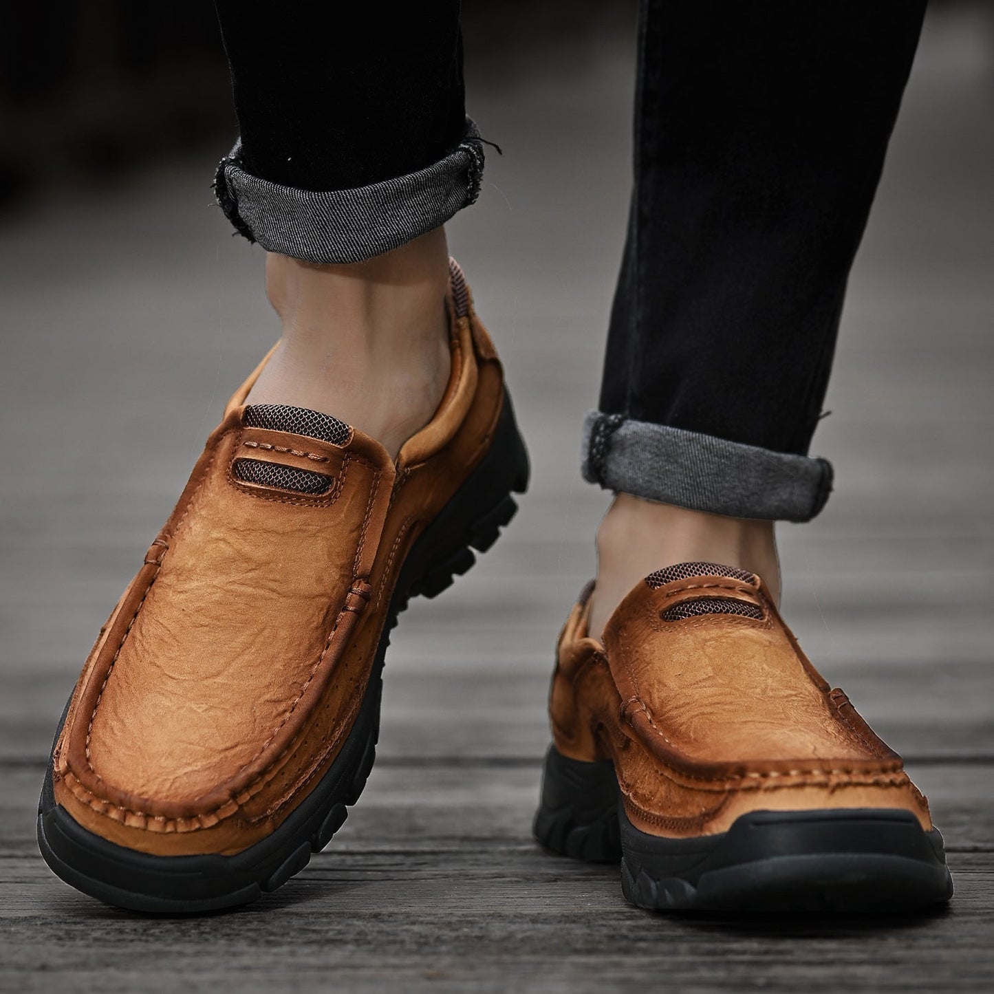Gravix® - Genuine Leather Shoes with Orthopedic Support & Ultra-Comfort Sole