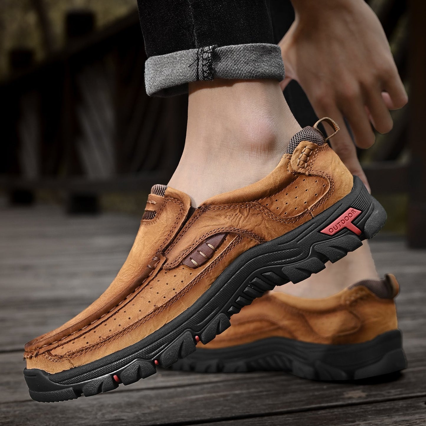 Gravix® - Genuine Leather Shoes with Orthopedic Support & Ultra-Comfort Sole
