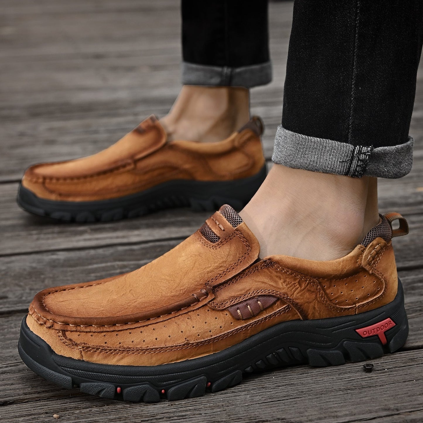 Gravix® - Genuine Leather Shoes with Orthopedic Support & Ultra-Comfort Sole