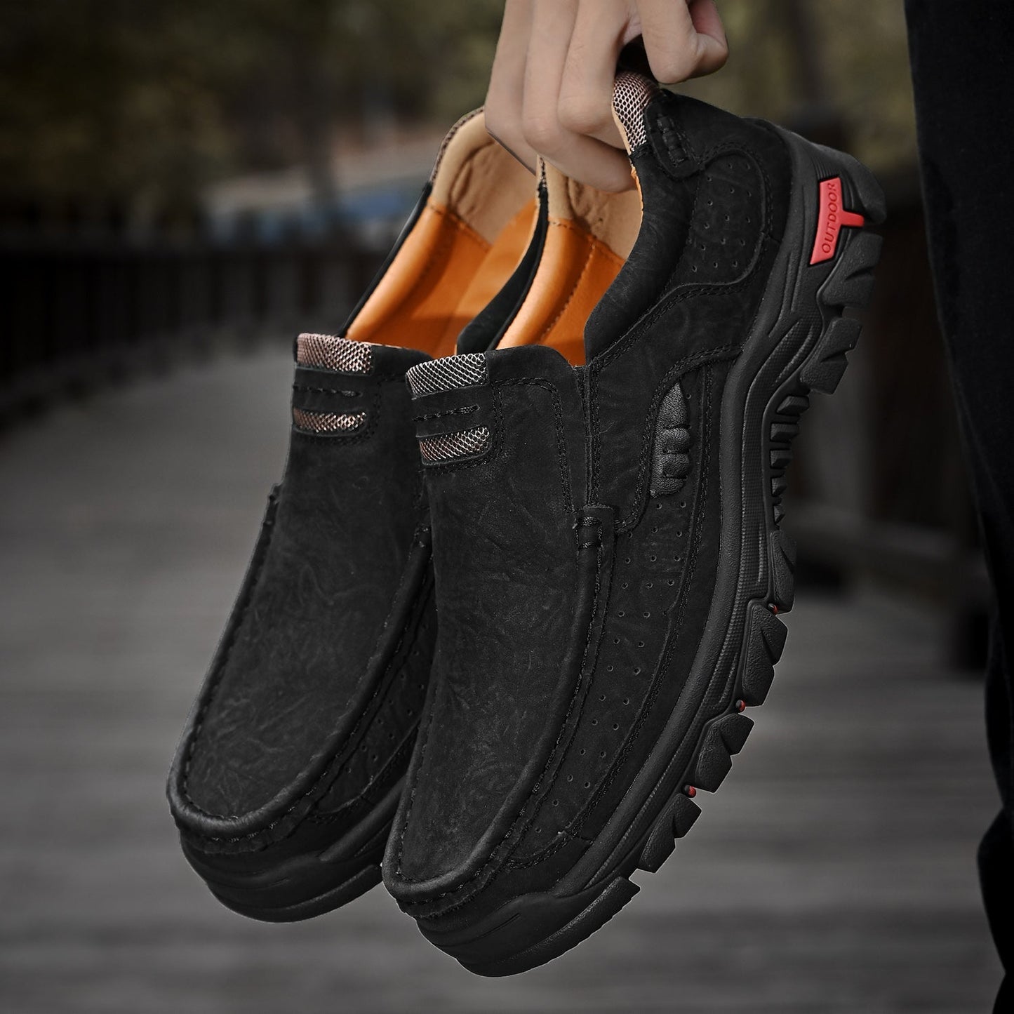 Gravix® - Genuine Leather Shoes with Orthopedic Support & Ultra-Comfort Sole