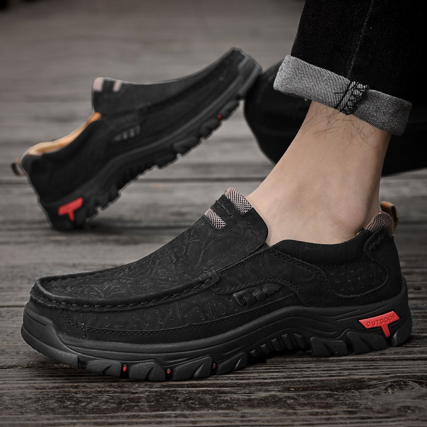 Gravix® - Genuine Leather Shoes with Orthopedic Support & Ultra-Comfort Sole