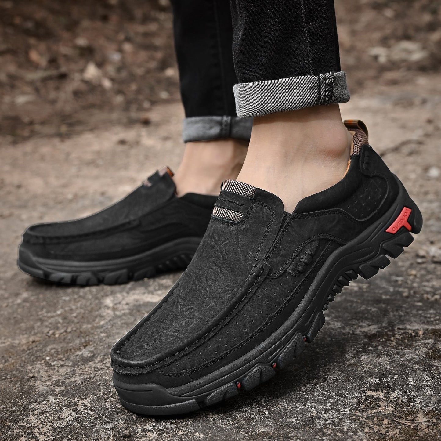 Gravix® - Genuine Leather Shoes with Orthopedic Support & Ultra-Comfort Sole