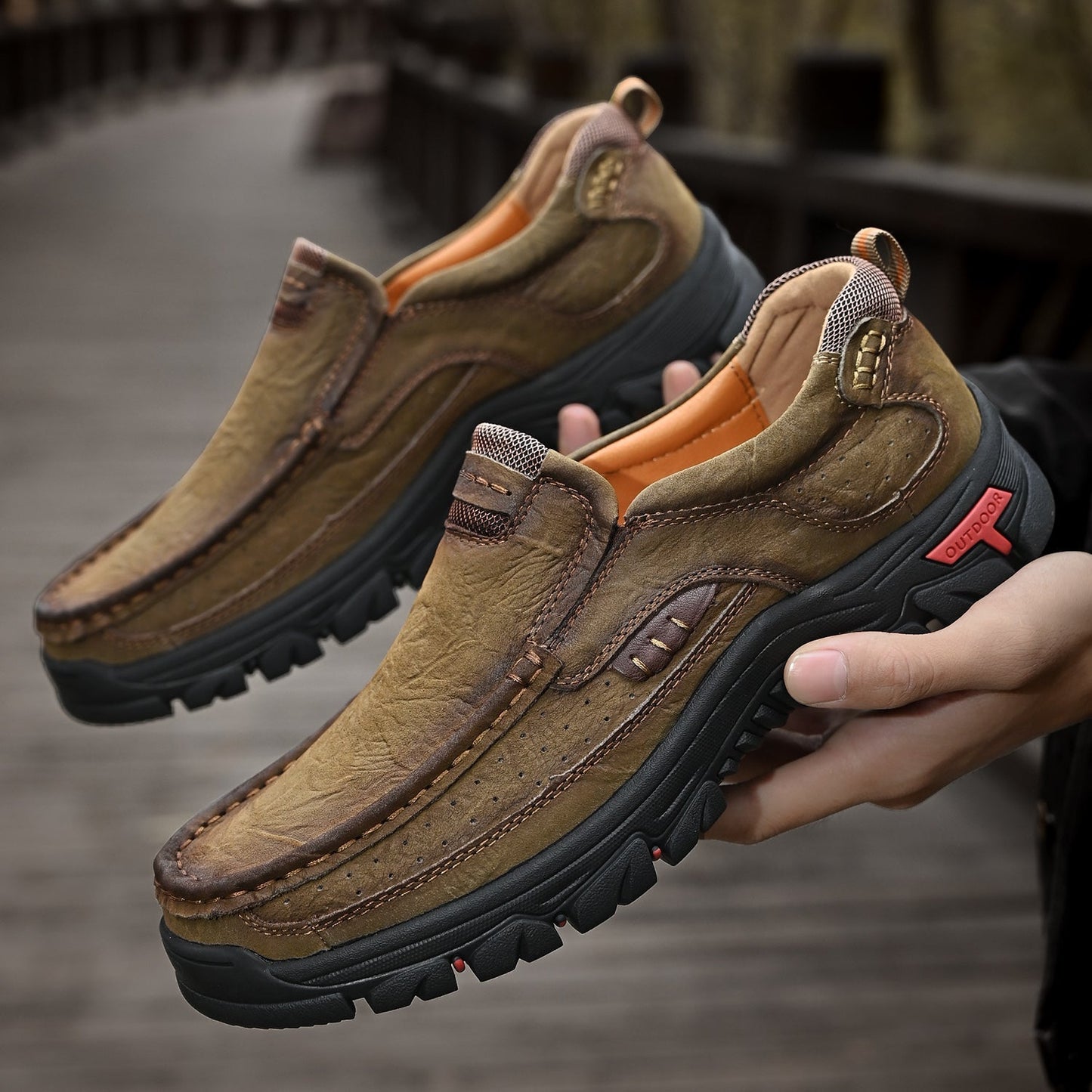 Gravix® - Genuine Leather Shoes with Orthopedic Support & Ultra-Comfort Sole