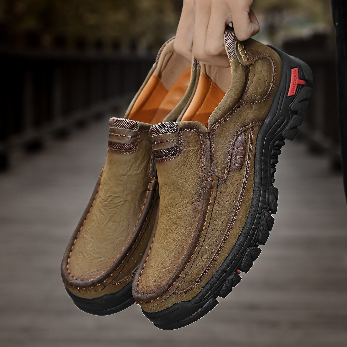 Gravix® - Genuine Leather Shoes with Orthopedic Support & Ultra-Comfort Sole