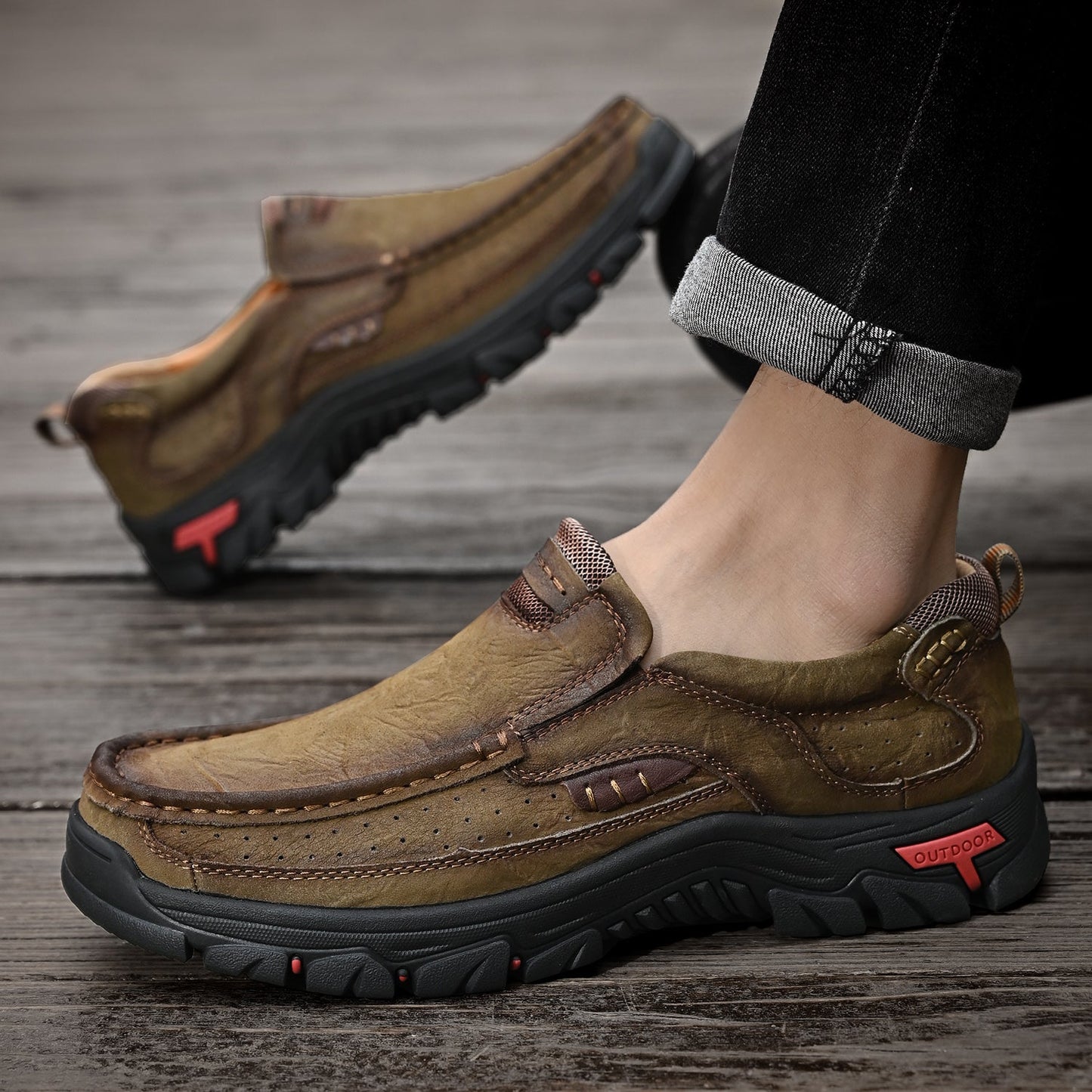 Gravix® - Genuine Leather Shoes with Orthopedic Support & Ultra-Comfort Sole