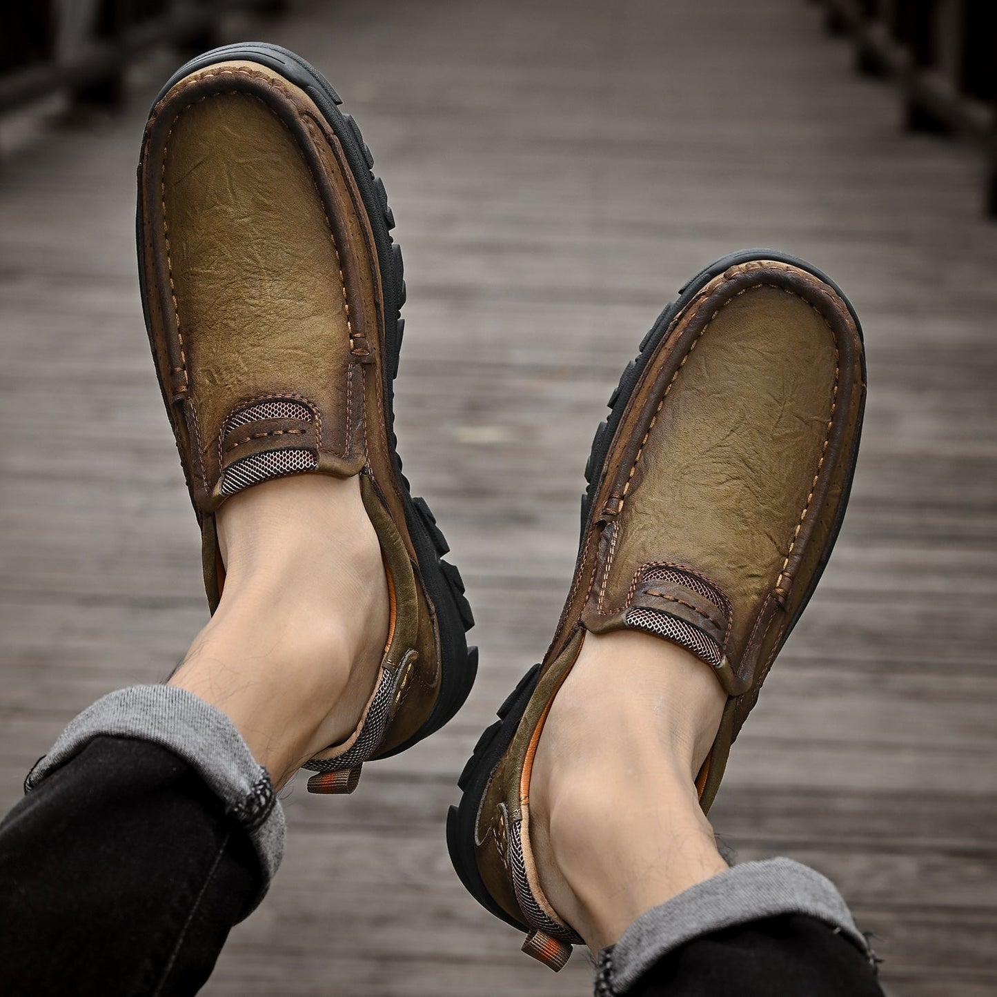 Gravix® - Genuine Leather Shoes with Orthopedic Support & Ultra-Comfort Sole
