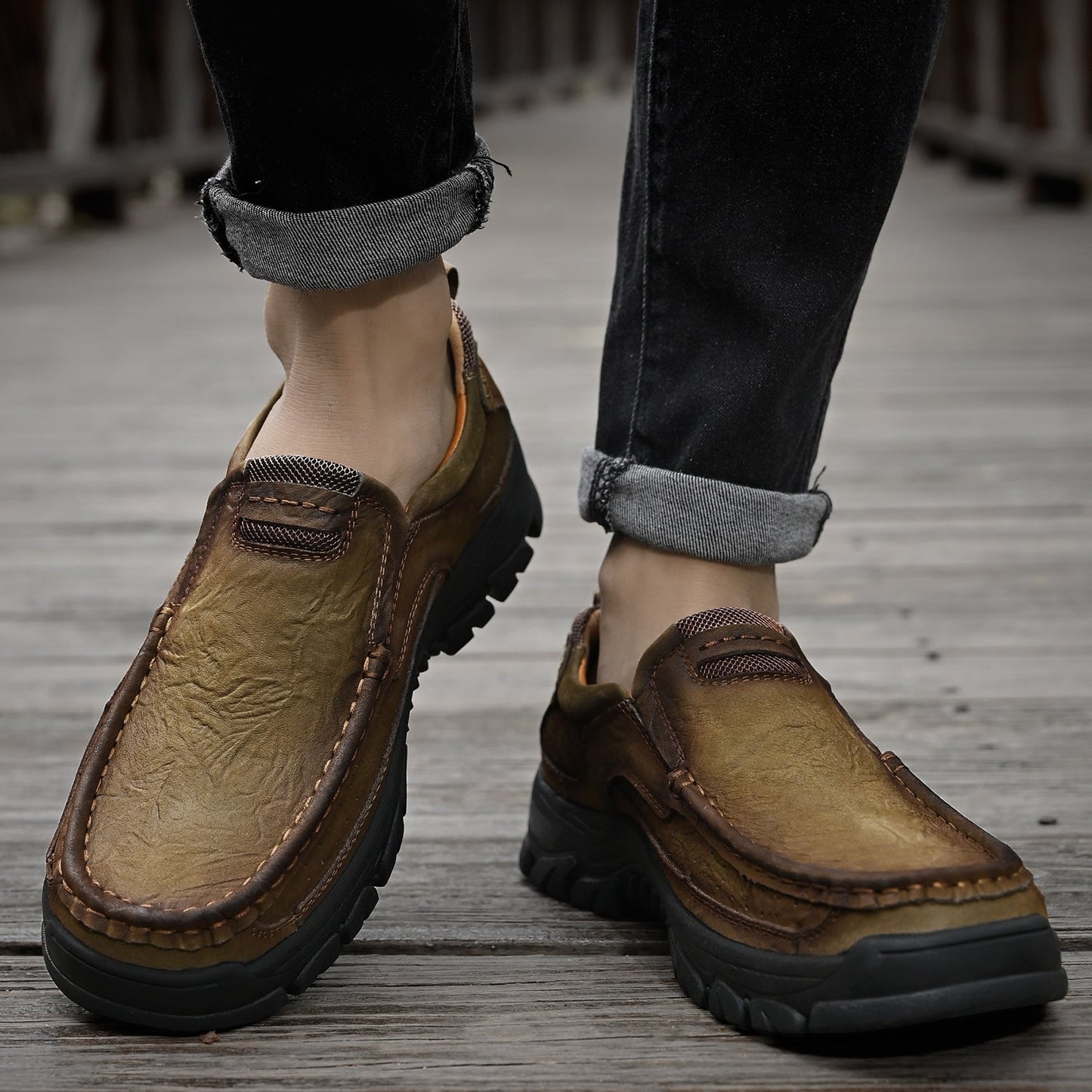 Gravix® - Genuine Leather Shoes with Orthopedic Support & Ultra-Comfort Sole