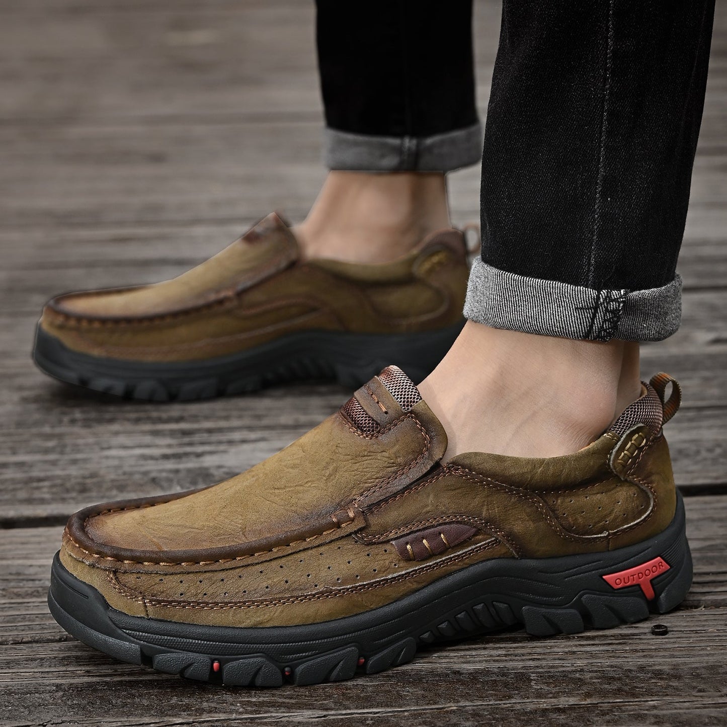 Gravix® - Genuine Leather Shoes with Orthopedic Support & Ultra-Comfort Sole
