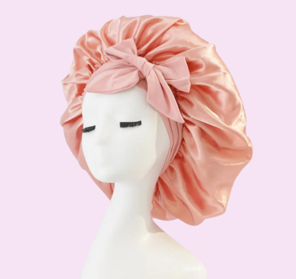 SilkAura™ Luxury Silk Hair Wrap – Nighttime Hair Protection