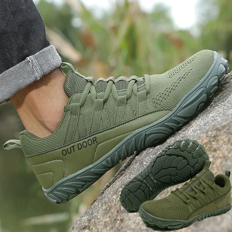 Maogu – Men’s Wide Toe Barefoot Hiking Sneakers | Lightweight Mesh Walking Shoes