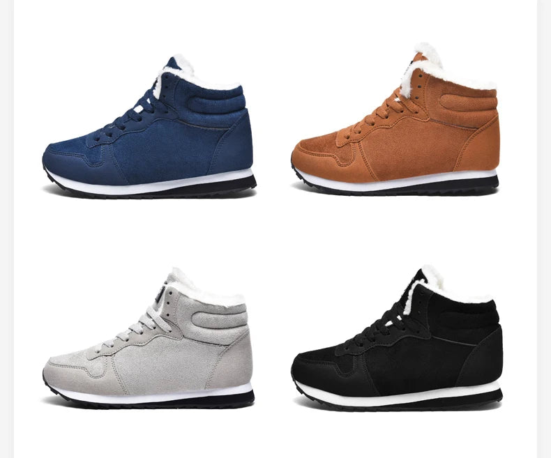 FrostStep™ | Unisex Waterproof Winter Plush Boots