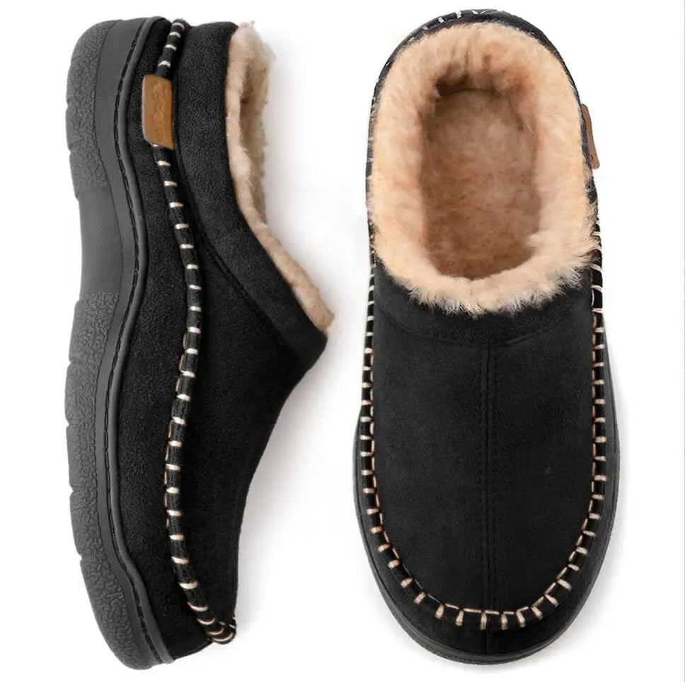 NordStep | Men’s Winter Warm Suede Slippers
