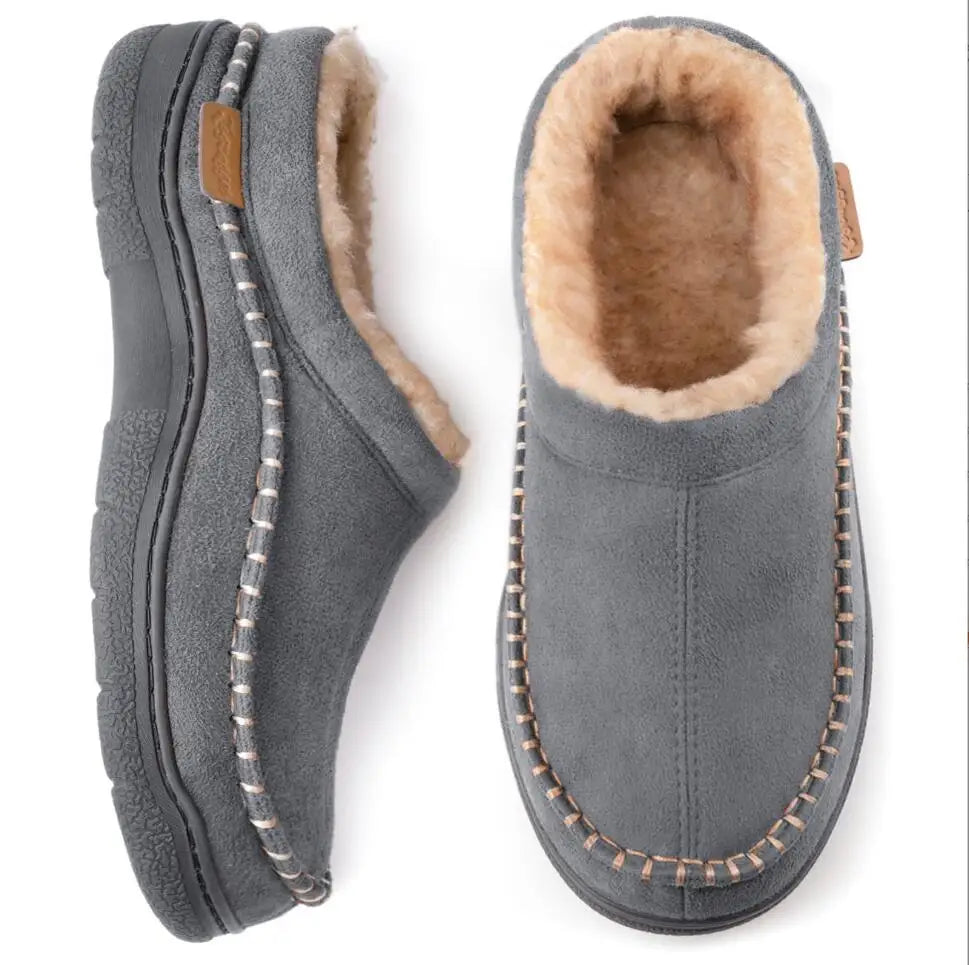 NordStep | Men’s Winter Warm Suede Slippers