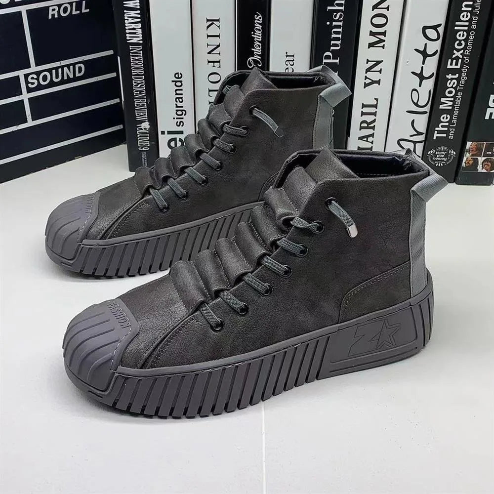 RayZing | Men’s Winter Boots – Casual Ankle Lace-Up Shoes