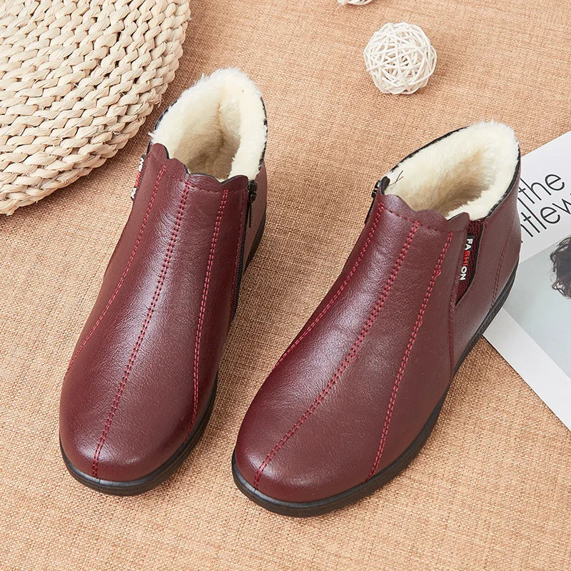 OIMG | Women’s Warm Plush Ankle Boots