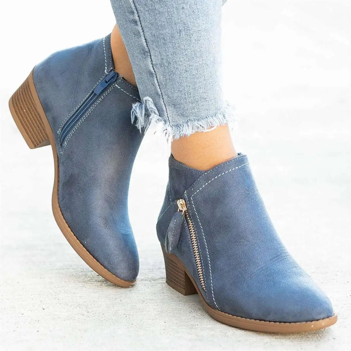 Natrio™ | Women’s Side-Zipper Ankle Boots