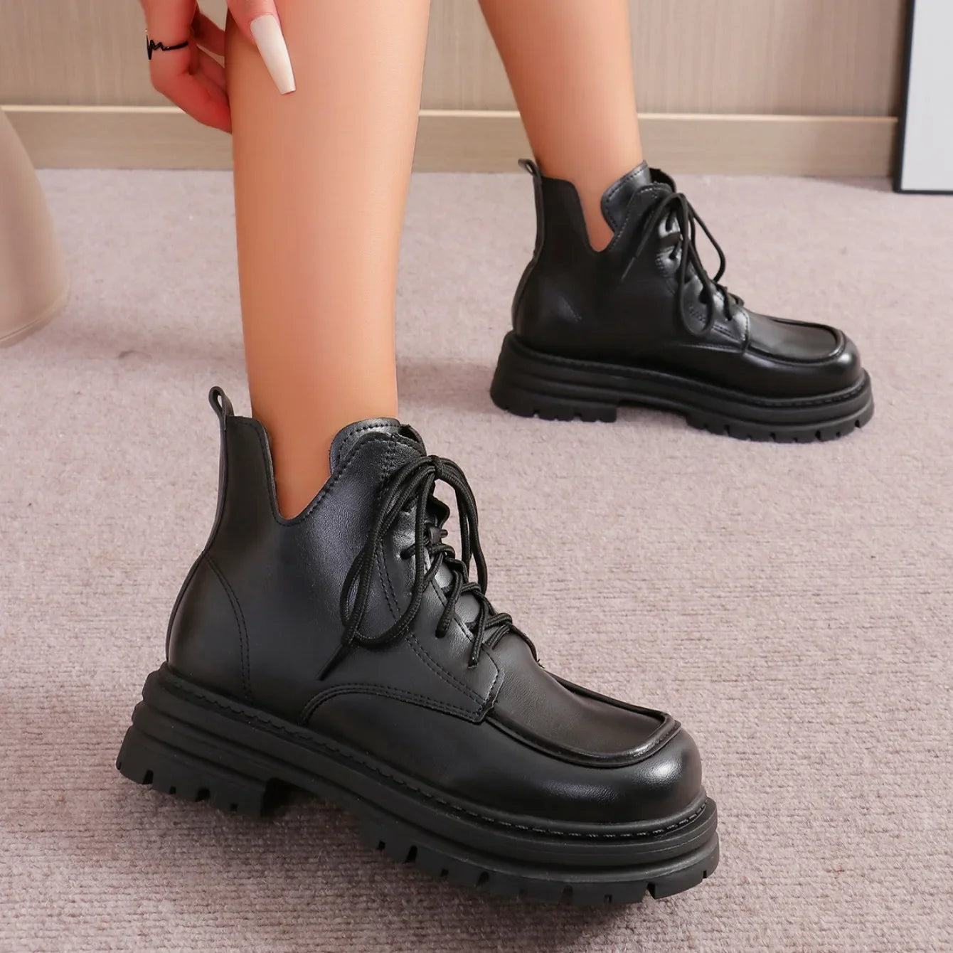 Vena™ | Women’s Winter Platform Lace-Up Boots