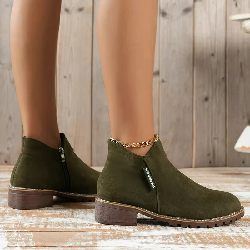 Vornix™ | Women’s Casual Slip-On Ankle Boots