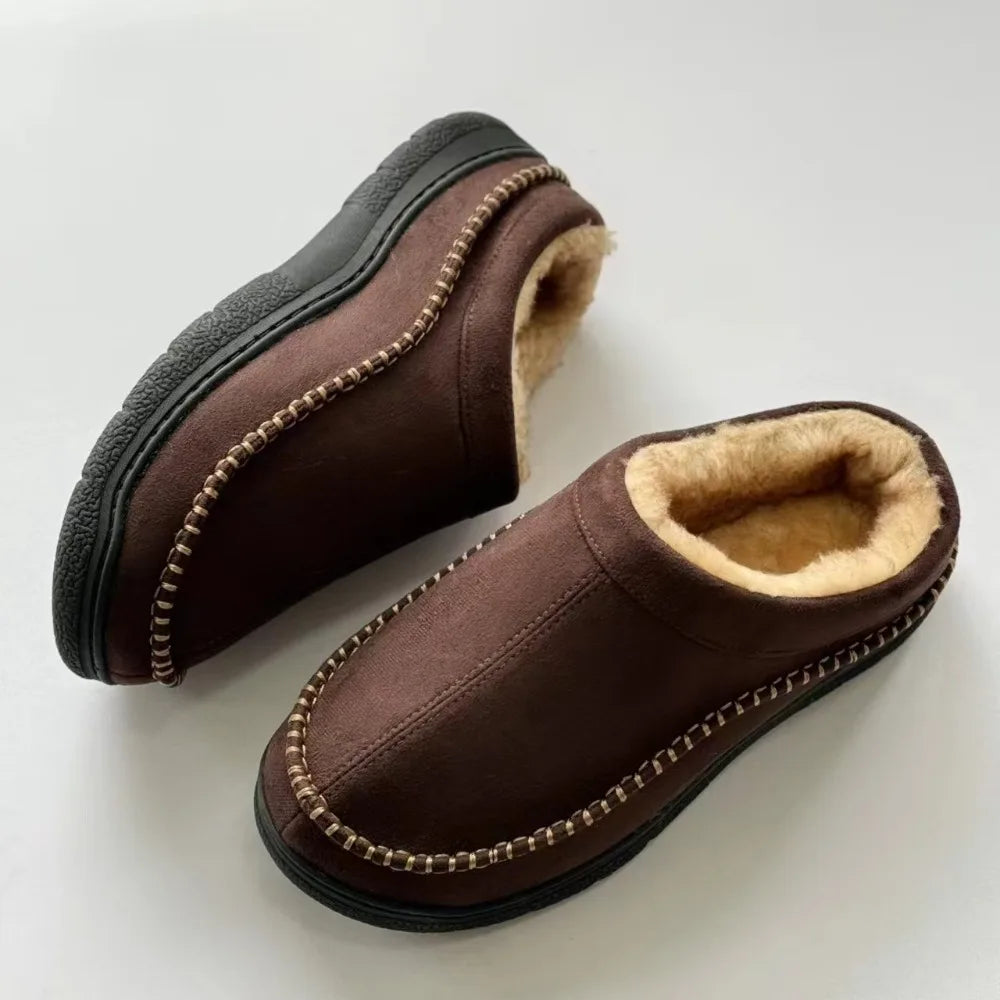 NordStep | Men’s Winter Warm Suede Slippers