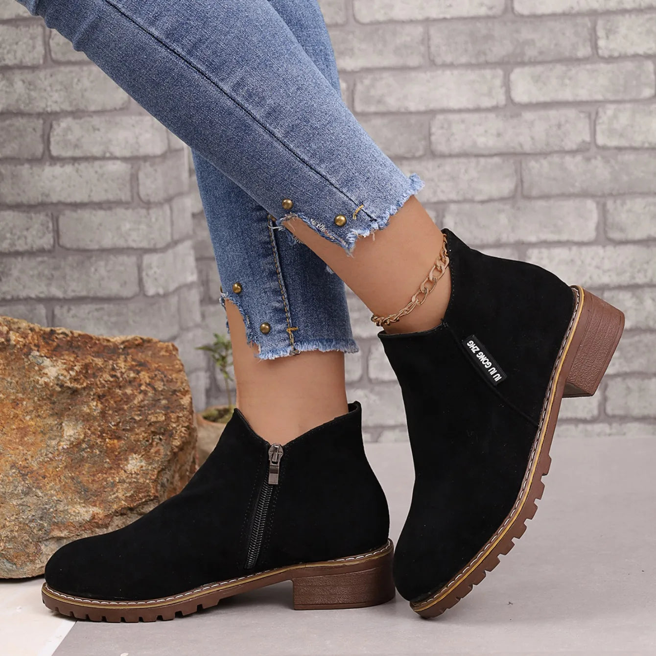 Vornix™ | Women’s Casual Slip-On Ankle Boots