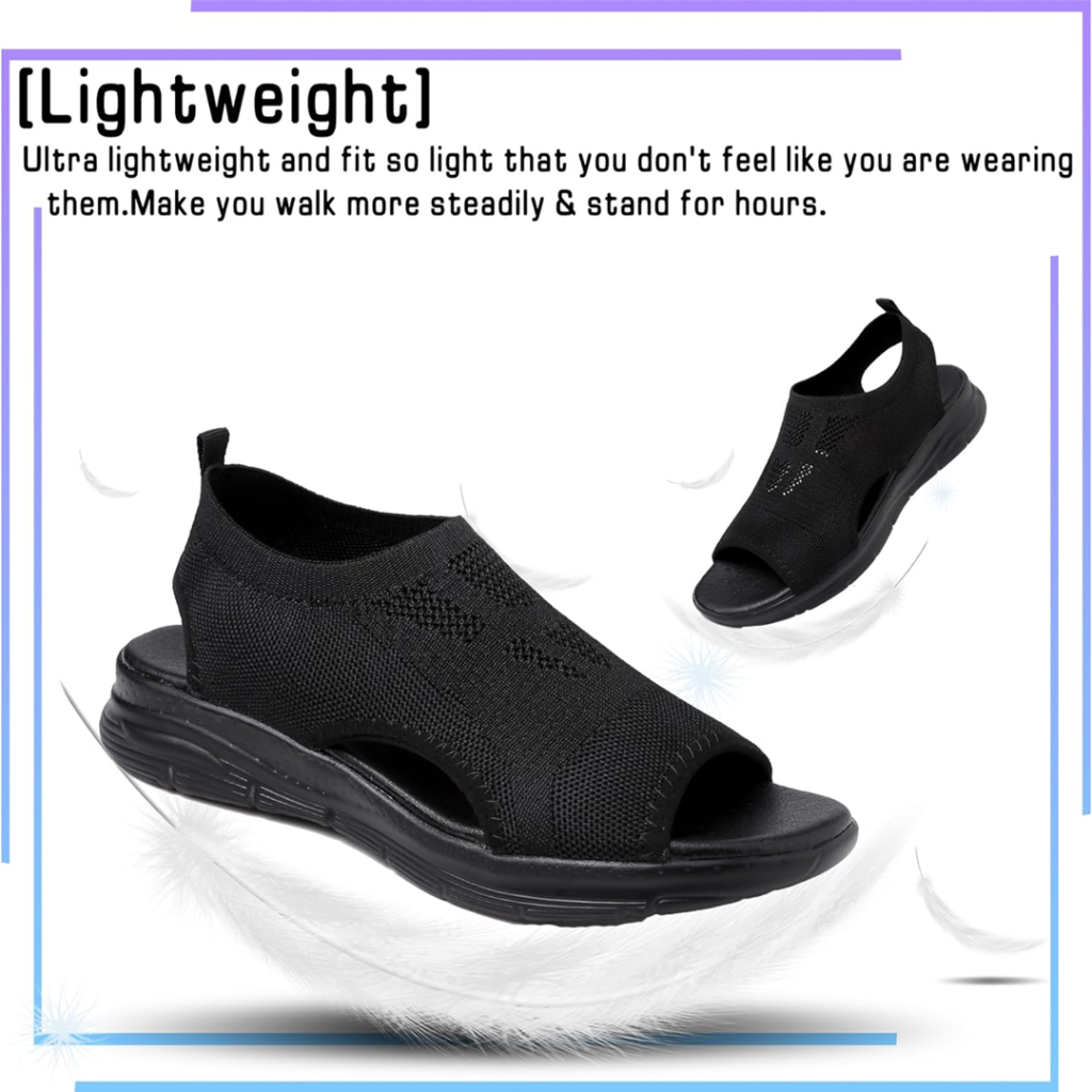 BreezeStep™ – Lightweight Ergonomic Sandals for Women