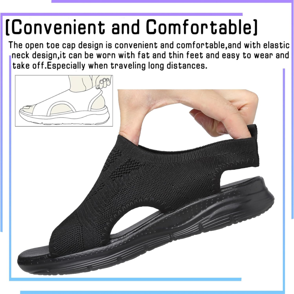 BreezeStep™ – Lightweight Ergonomic Sandals for Women