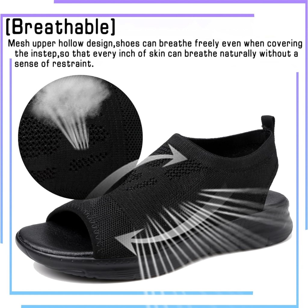 BreezeStep™ – Lightweight Ergonomic Sandals for Women