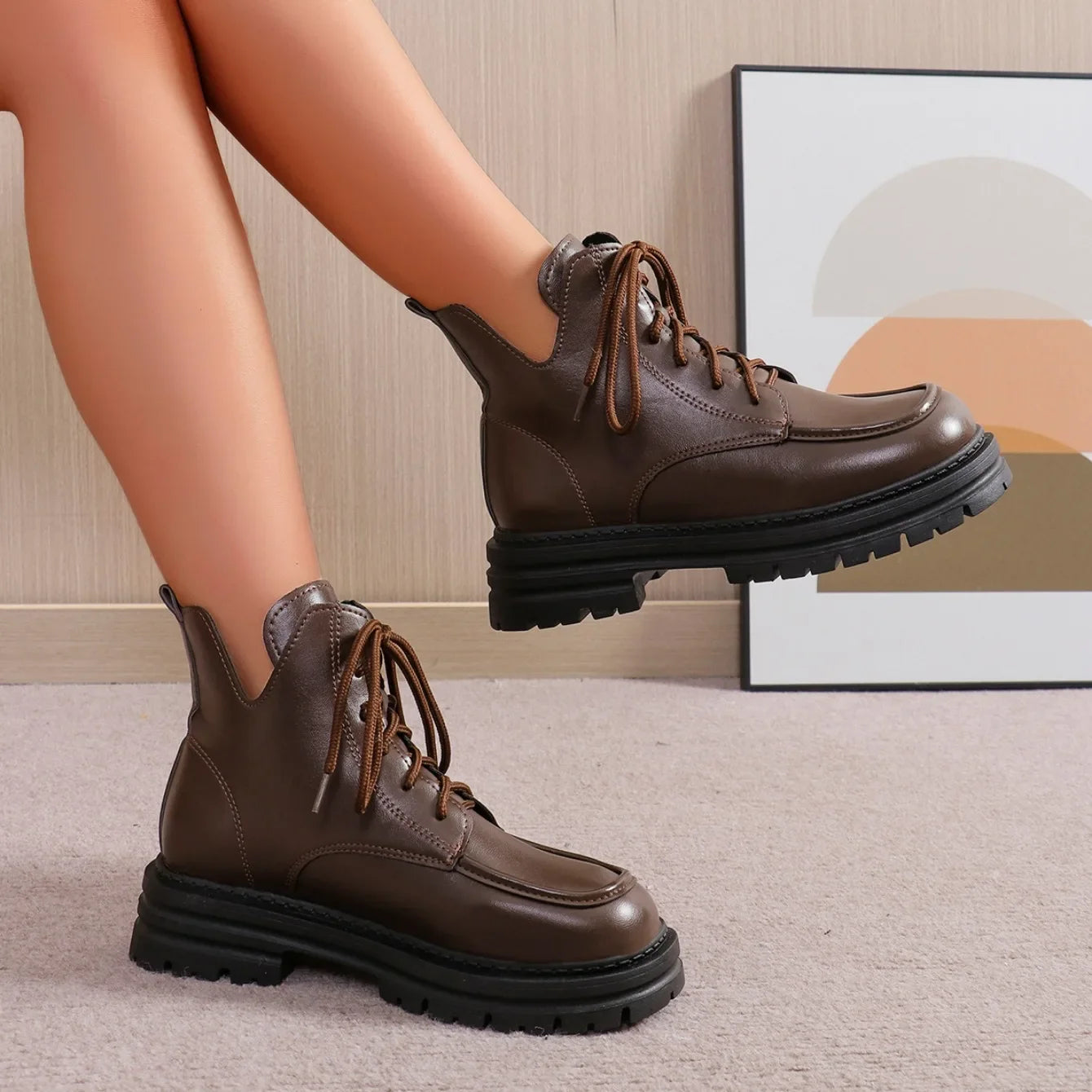 Vena™ | Women’s Winter Platform Lace-Up Boots