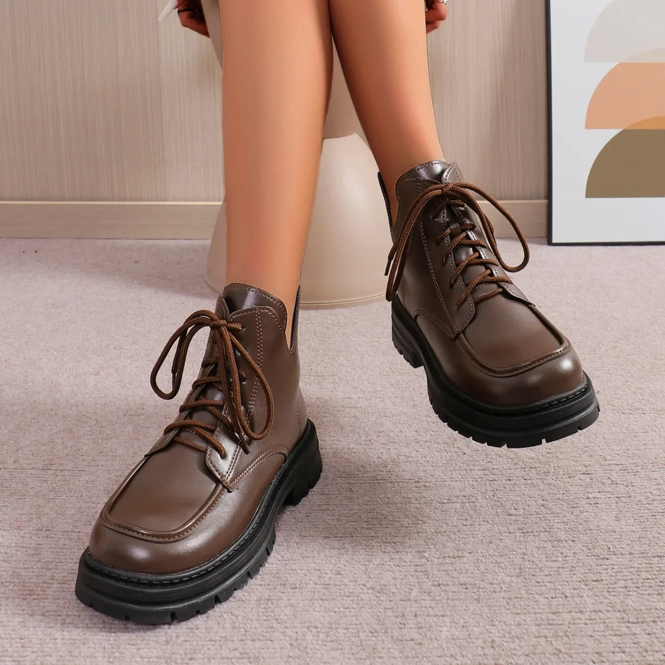 Vena™ | Women’s Winter Platform Lace-Up Boots