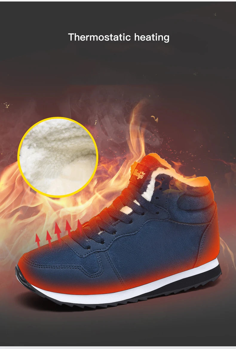 FrostStep™ | Unisex Waterproof Winter Plush Boots