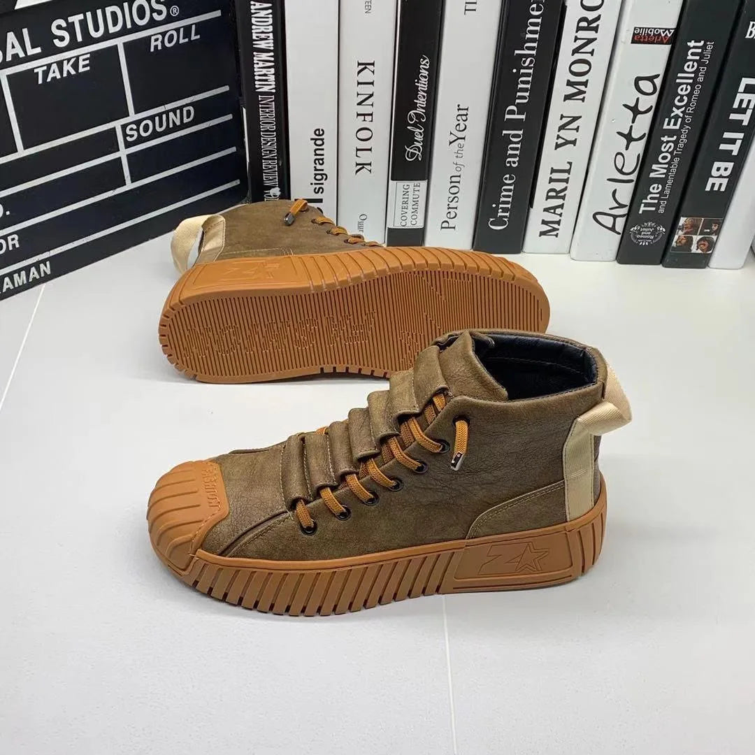 RayZing | Men’s Winter Boots – Casual Ankle Lace-Up Shoes