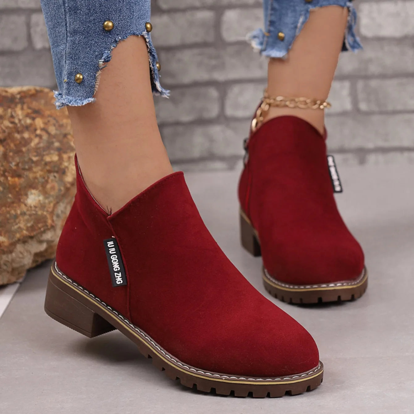 Vornix™ | Women’s Casual Slip-On Ankle Boots