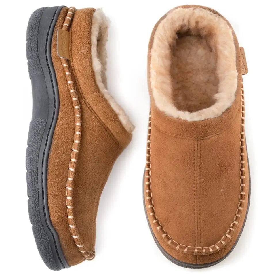 NordStep | Men’s Winter Warm Suede Slippers