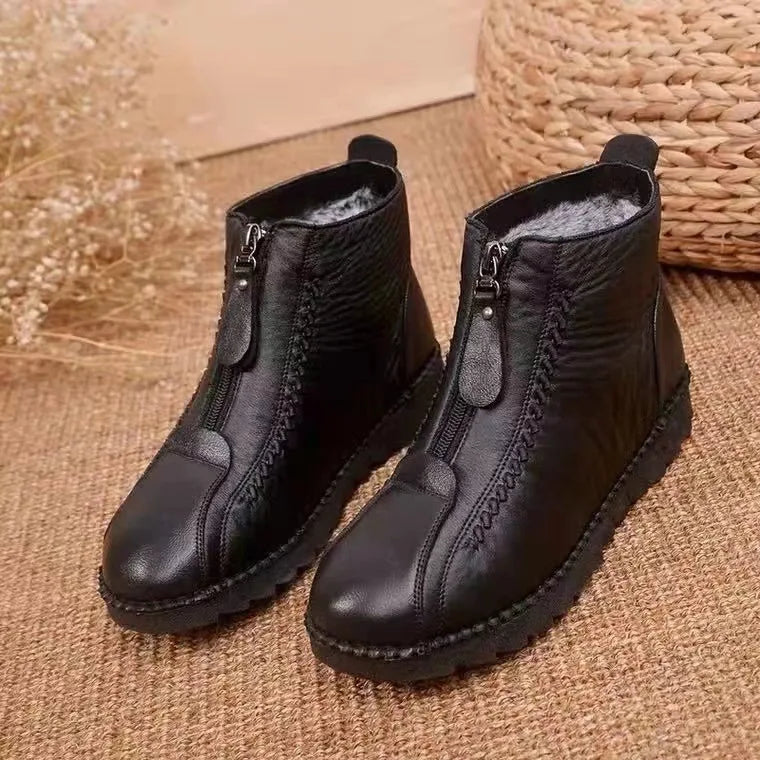 Aveline™ | Women’s Winter Ankle Boots – Warm & Non-Slip