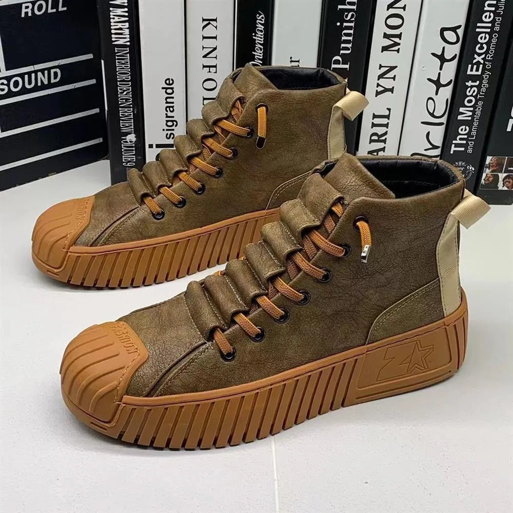 RayZing | Men’s Winter Boots – Casual Ankle Lace-Up Shoes