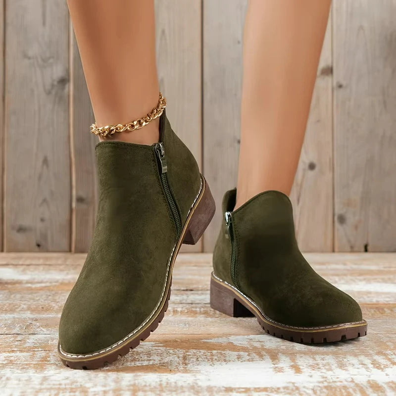 Vornix™ | Women’s Casual Slip-On Ankle Boots