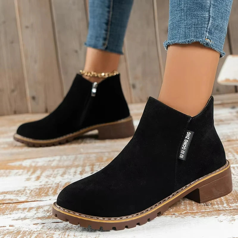 Vornix™ | Women’s Casual Slip-On Ankle Boots