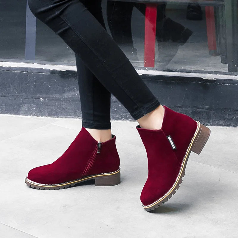 Vornix™ | Women’s Casual Slip-On Ankle Boots