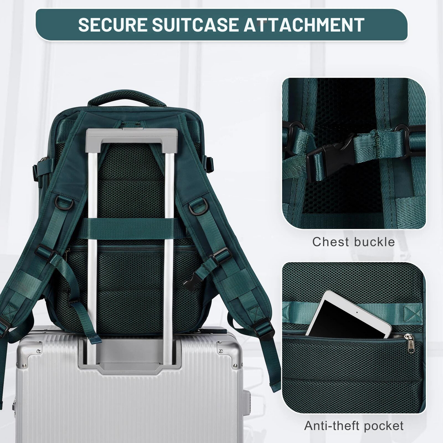 VoyagerPro™ Expandable Carry-On Backpack