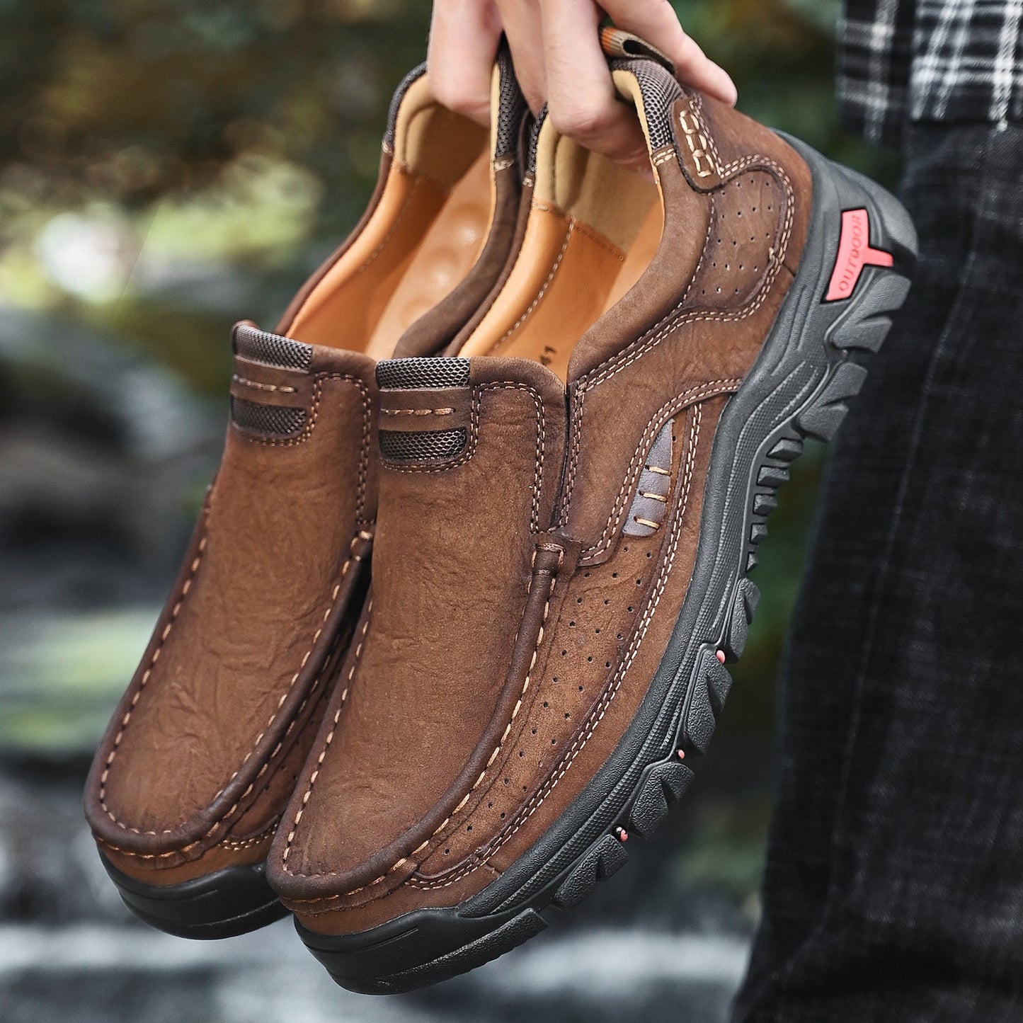 Gravix® - Genuine Leather Shoes with Orthopedic Support & Ultra-Comfort Sole