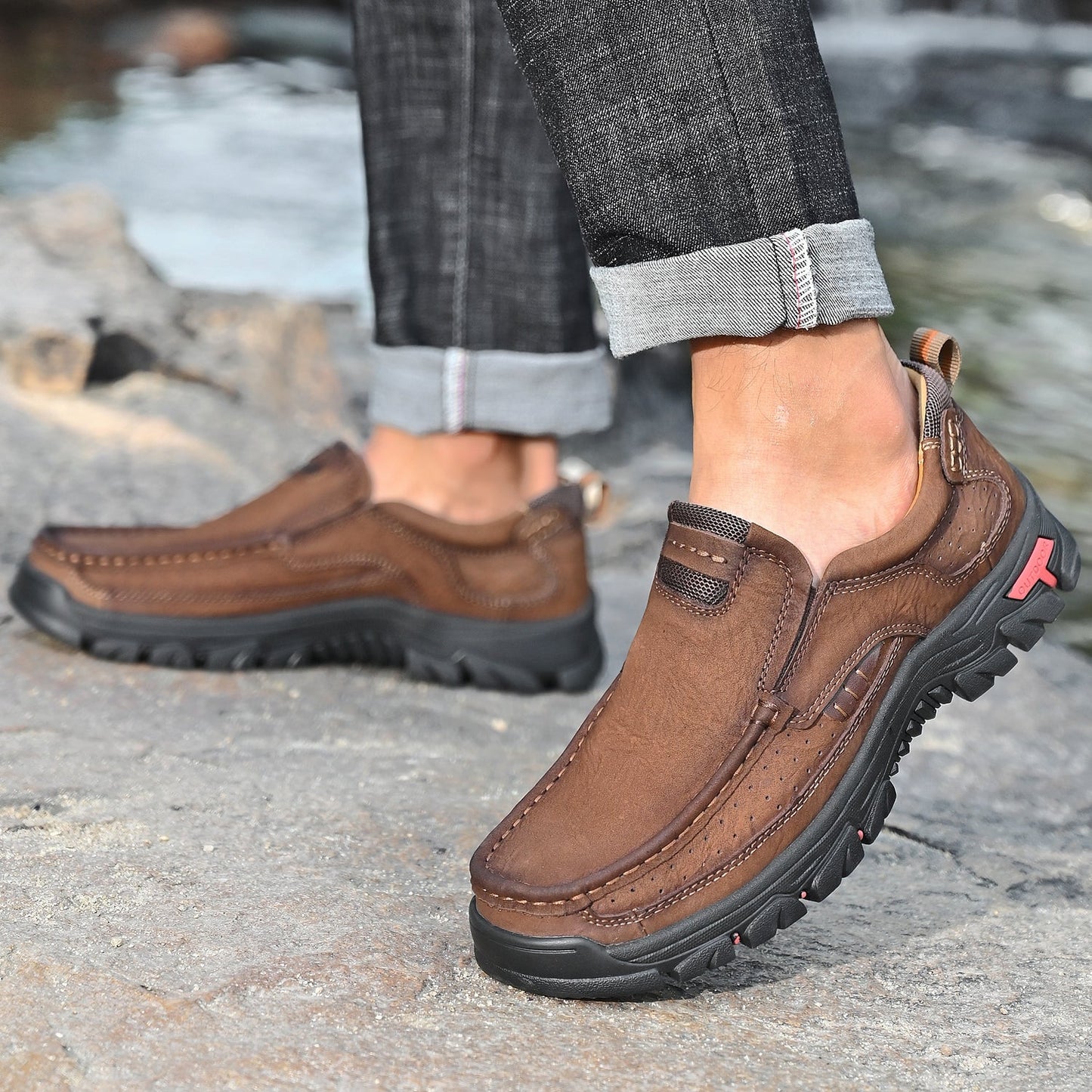 Gravix® - Genuine Leather Shoes with Orthopedic Support & Ultra-Comfort Sole