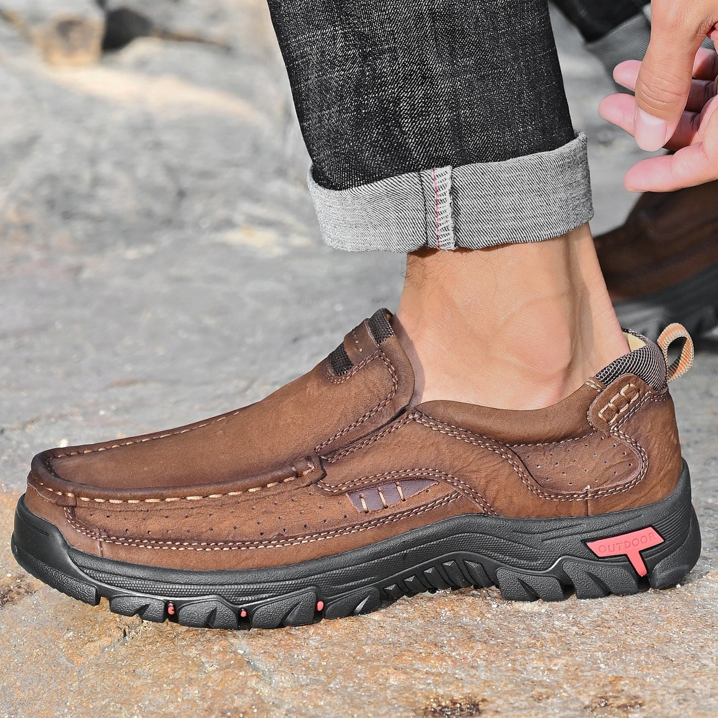 Gravix® - Genuine Leather Shoes with Orthopedic Support & Ultra-Comfort Sole