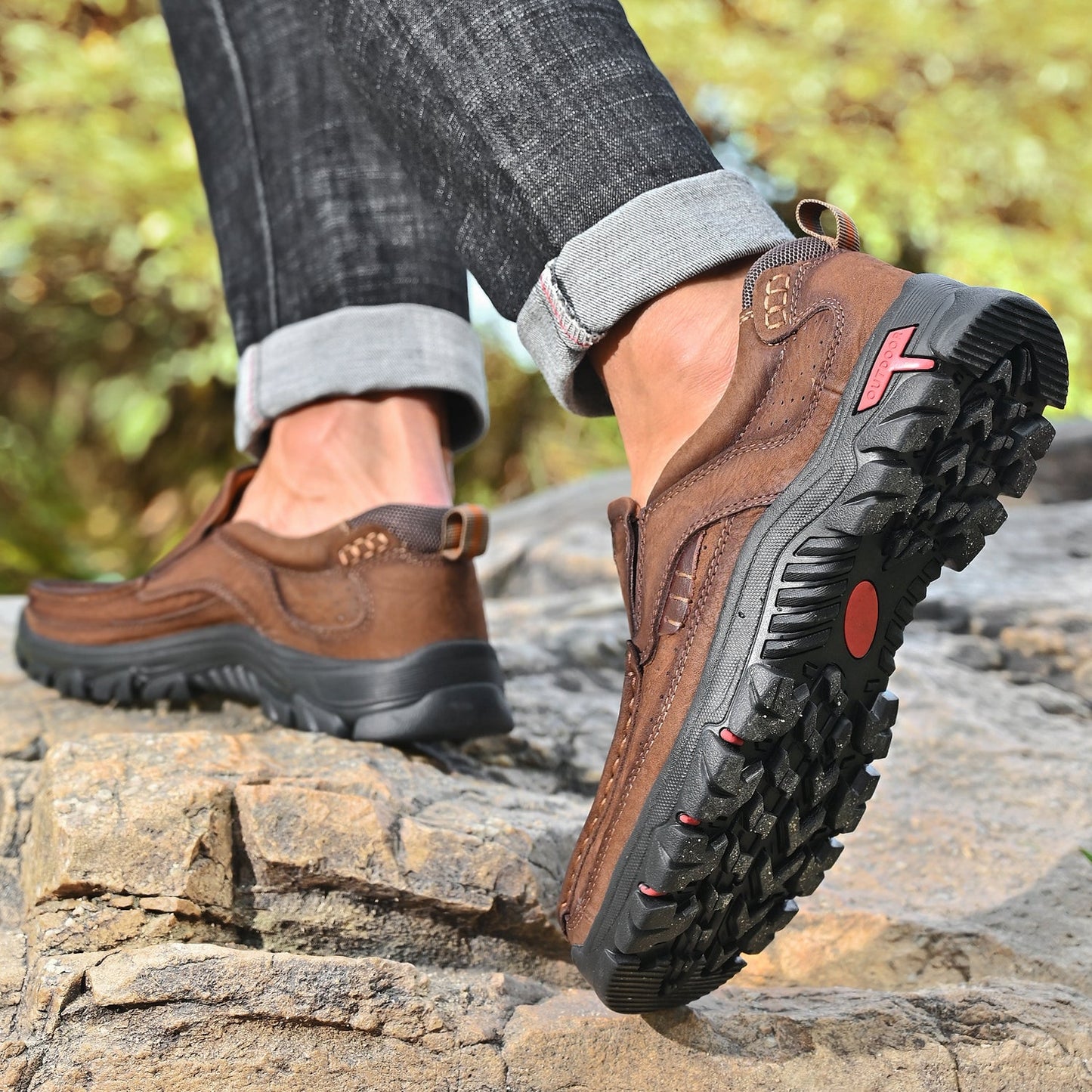 Gravix® - Genuine Leather Shoes with Orthopedic Support & Ultra-Comfort Sole
