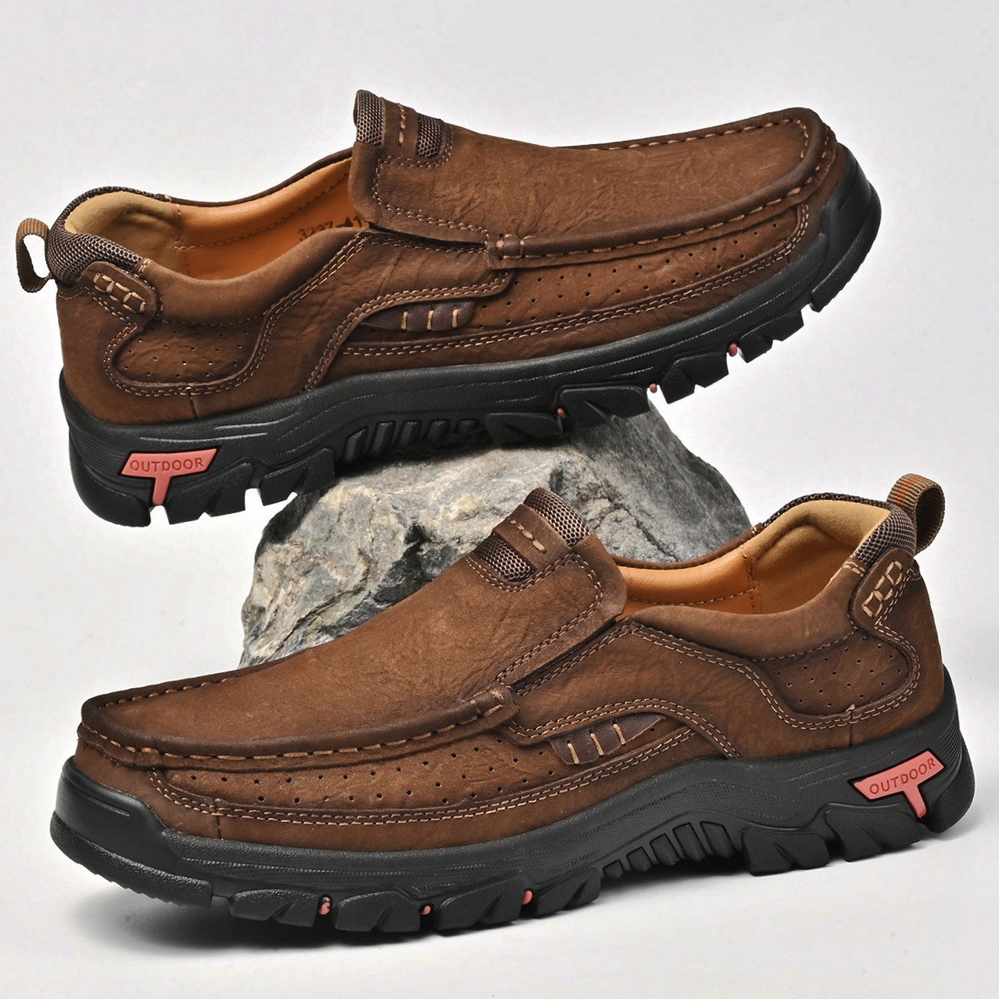 Gravix® - Genuine Leather Shoes with Orthopedic Support & Ultra-Comfort Sole