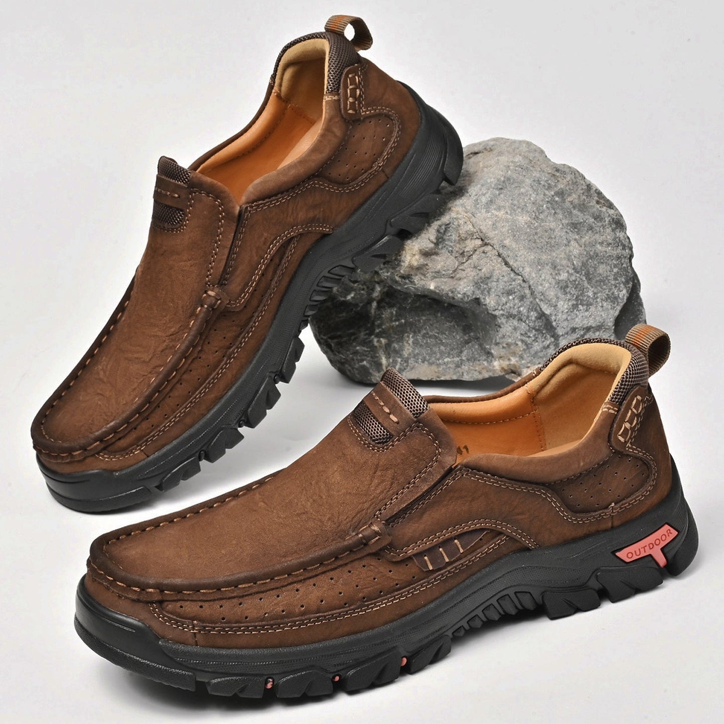 Gravix® - Genuine Leather Shoes with Orthopedic Support & Ultra-Comfort Sole