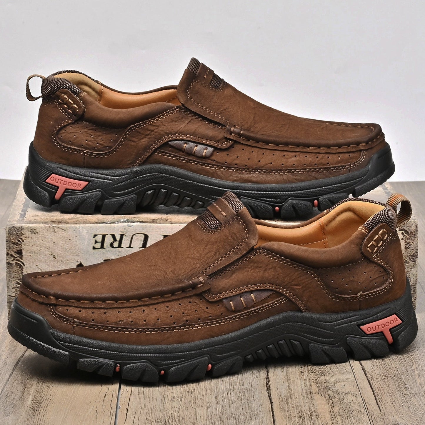 Gravix® - Genuine Leather Shoes with Orthopedic Support & Ultra-Comfort Sole