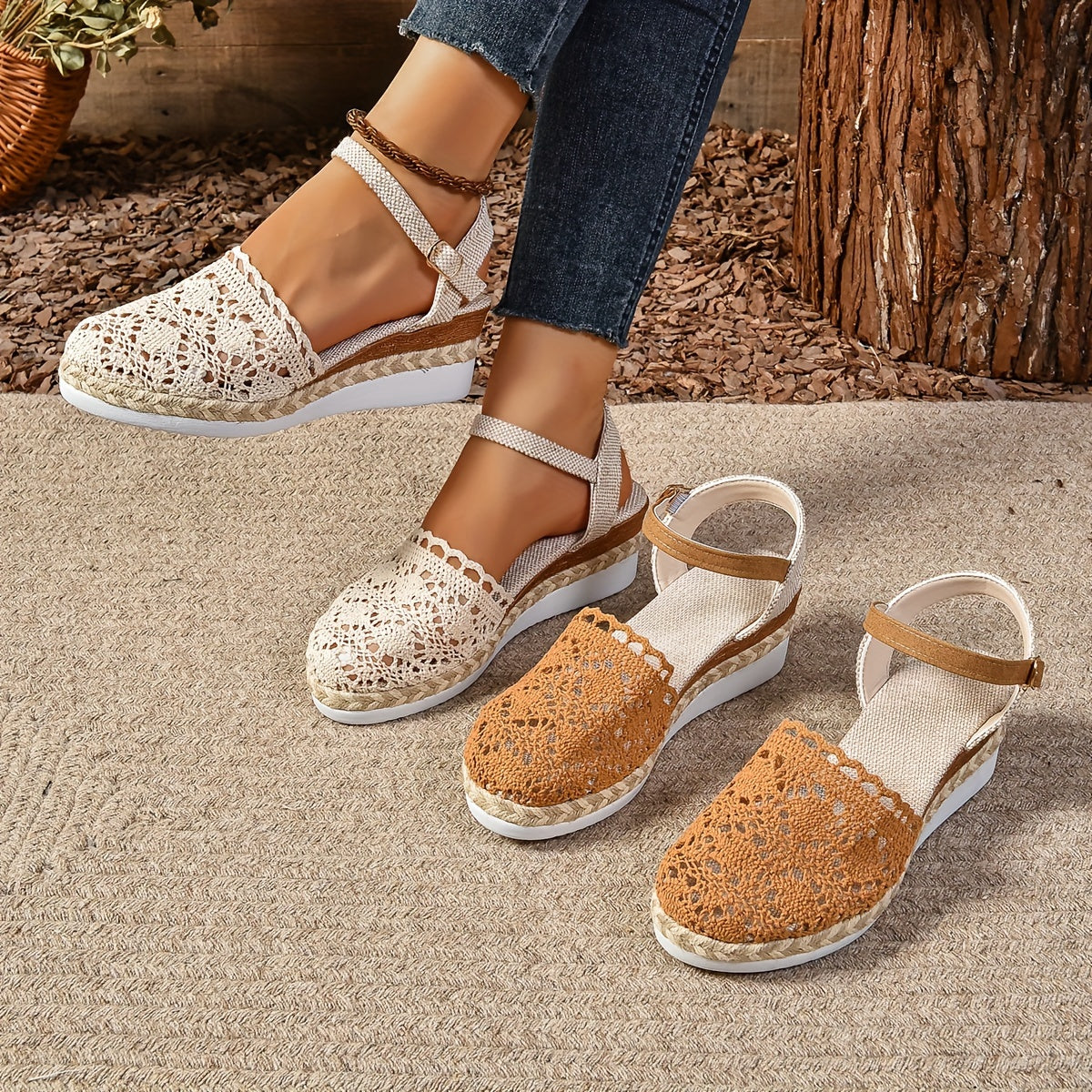 Mia™ Women’s Closed-Toe Espadrille Sandals