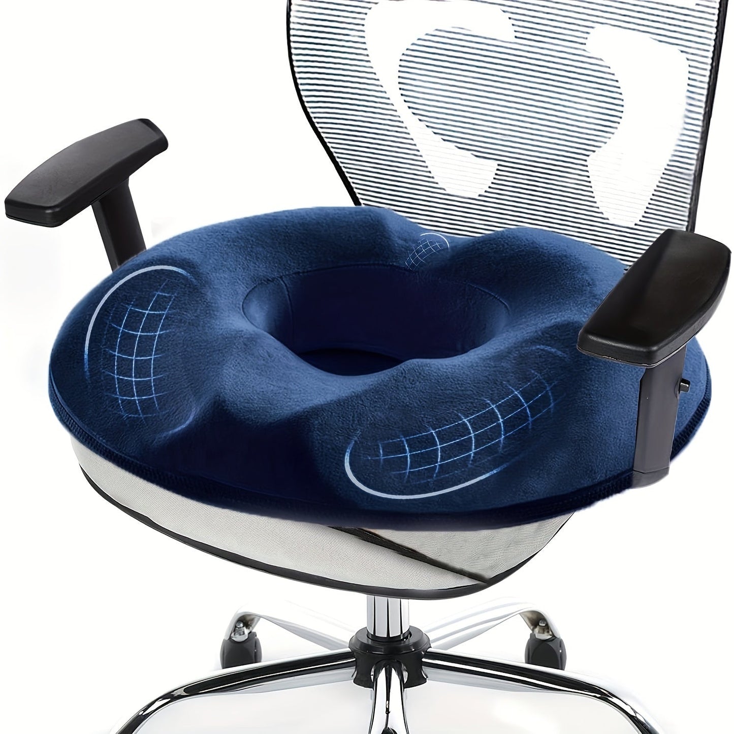 RelaxaRing™ – Orthopedic Donut Pillow for Tailbone, Hip & Posture Support